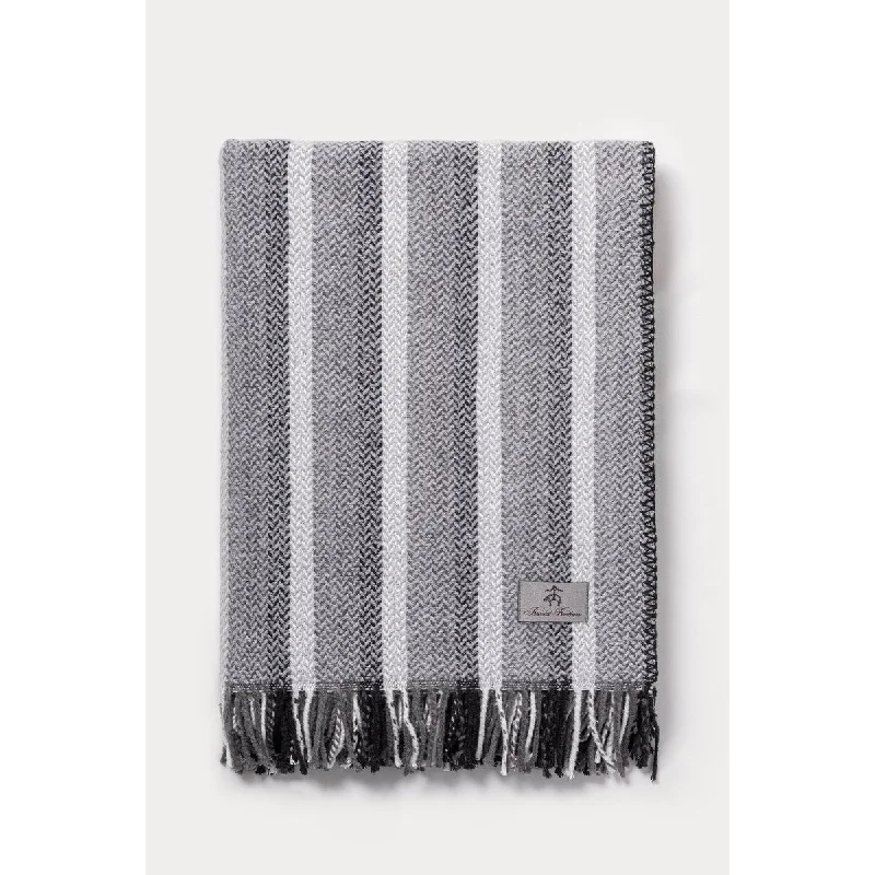 Bamboo fiber blankets with natural antibacterial propertiesAlpaca wool blankets for a hypoallergenic and warm optionBrooks Brothers Herringbone Ombre Throw Bamboo fiber blankets with natural antibacterial propertiesAlpaca wool blankets for a hypoallergenic and warm optionBrooks Brothers Herringbone Ombre Throw