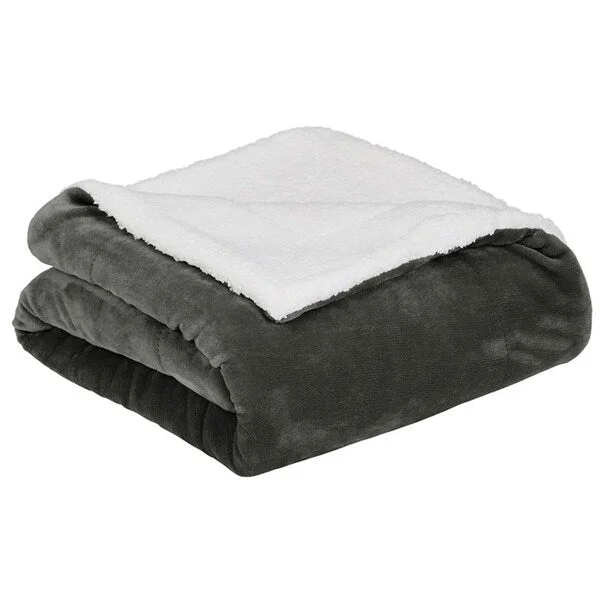 Chenille blankets with a thick and fuzzy textureFleece blankets for a cozy and plush textureCharcoal Soft Sherpa Throw Blanket 50" x 60" Chenille blankets with a thick and fuzzy textureFleece blankets for a cozy and plush textureCharcoal Soft Sherpa Throw Blanket 50" x 60"