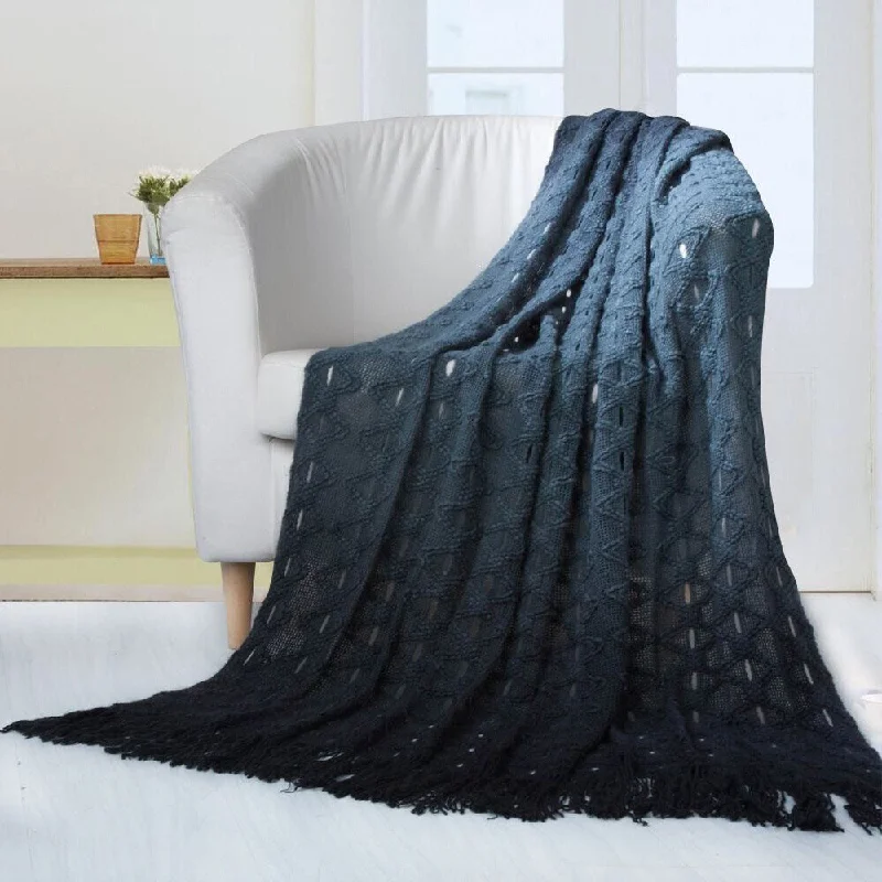Rayon from bamboo blankets for a silky and breathable feelAlpaca wool blankets for a hypoallergenic and warm optionChic Home Anderson Ombre Knitted and Mercerized Yarn Dye Throw Blanket Rayon from bamboo blankets for a silky and breathable feelAlpaca wool blankets for a hypoallergenic and warm optionChic Home Anderson Ombre Knitted and Mercerized Yarn Dye Throw Blanket