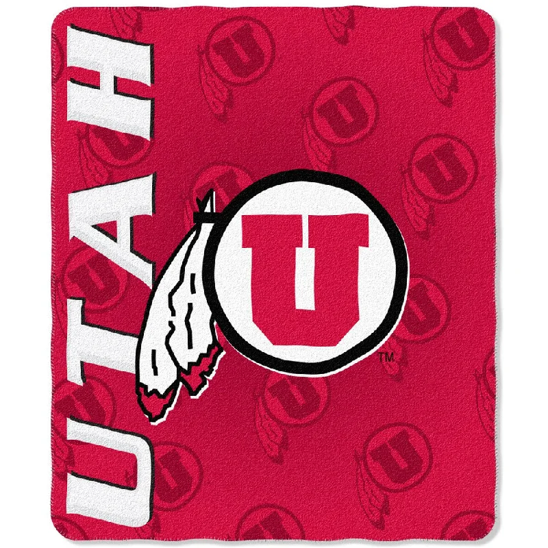 Mohair blankets with a unique sheen and softnessBamboo fiber blankets with natural antibacterial propertiesCOL 031 Offical Collegiate Utah Mark Fleece Throw