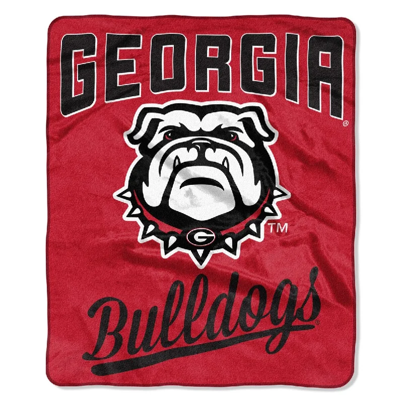 Bamboo fiber blankets with natural antibacterial propertiesFleece blankets for a cozy and plush textureCOL 0705 Georgia Alumni Raschel