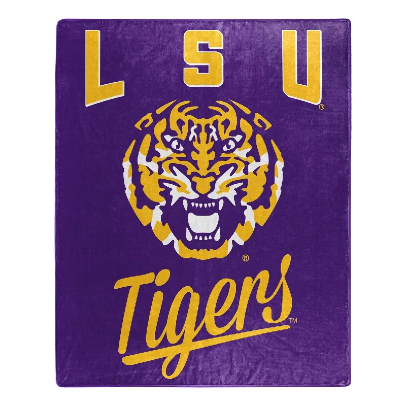 Recycled polyester blankets for an eco - conscious optionWool blankets with natural warmth and insulationCOL 0705 LSU Alumni Raschel