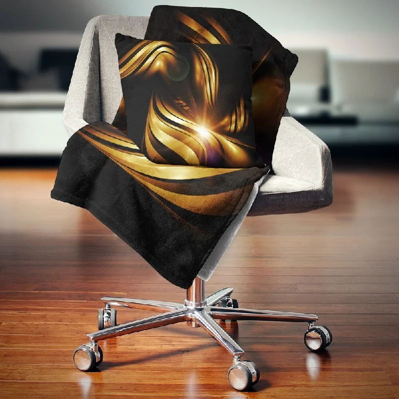 Chenille blankets with a thick and fuzzy textureBamboo fiber blankets with natural antibacterial propertiesDesignart 'Abstract Gold Fractal Background' Contemporary Abstract Throw Blanket Chenille blankets with a thick and fuzzy textureBamboo fiber blankets with natural antibacterial propertiesDesignart 'Abstract Gold Fractal Background' Contemporary Abstract Throw Blanket
