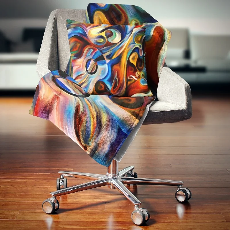 Microfiber blankets that are durable and easy to care forAlpaca wool blankets for a hypoallergenic and warm optionDesignart 'Abstract Music and Rhythm' Abstract Throw Blanket