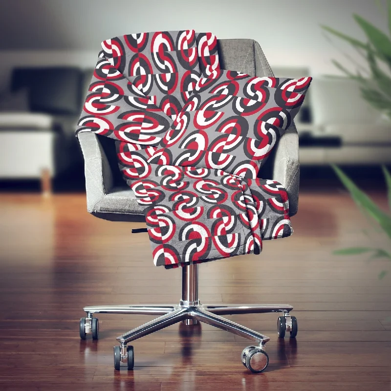Bamboo fiber blankets with natural antibacterial propertiesFleece blankets for a cozy and plush textureDesignart' Circular Geometrical' Modern Throw Blanket - 71x59