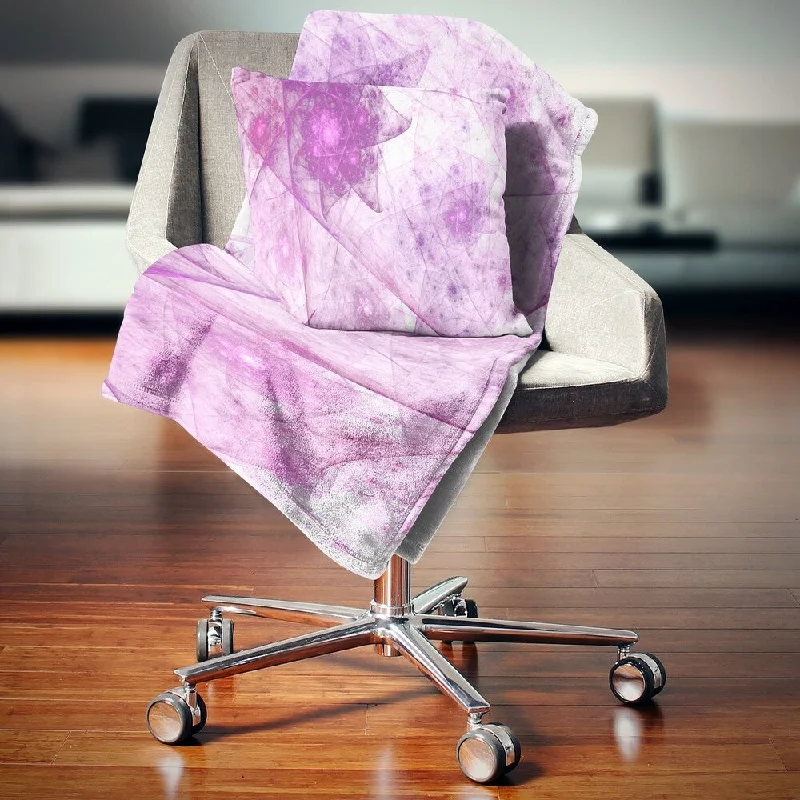 Rayon from bamboo blankets for a silky and breathable feelWool blankets with natural warmth and insulationDesignart 'Light Purple Rotating Polyhedron' Abstract Throw Blanket Rayon from bamboo blankets for a silky and breathable feelWool blankets with natural warmth and insulationDesignart 'Light Purple Rotating Polyhedron' Abstract Throw Blanket