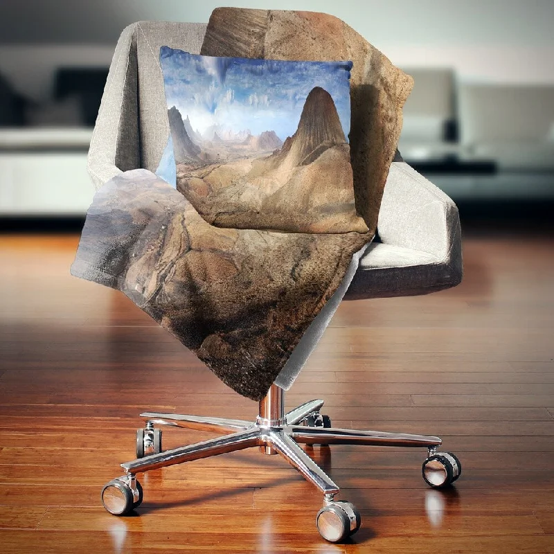 Microfiber blankets that are durable and easy to care forCashmere blankets for ultimate softness and luxuryDesignart 'Mountain Scenery Panorama' Landscape Photography Throw Blanket