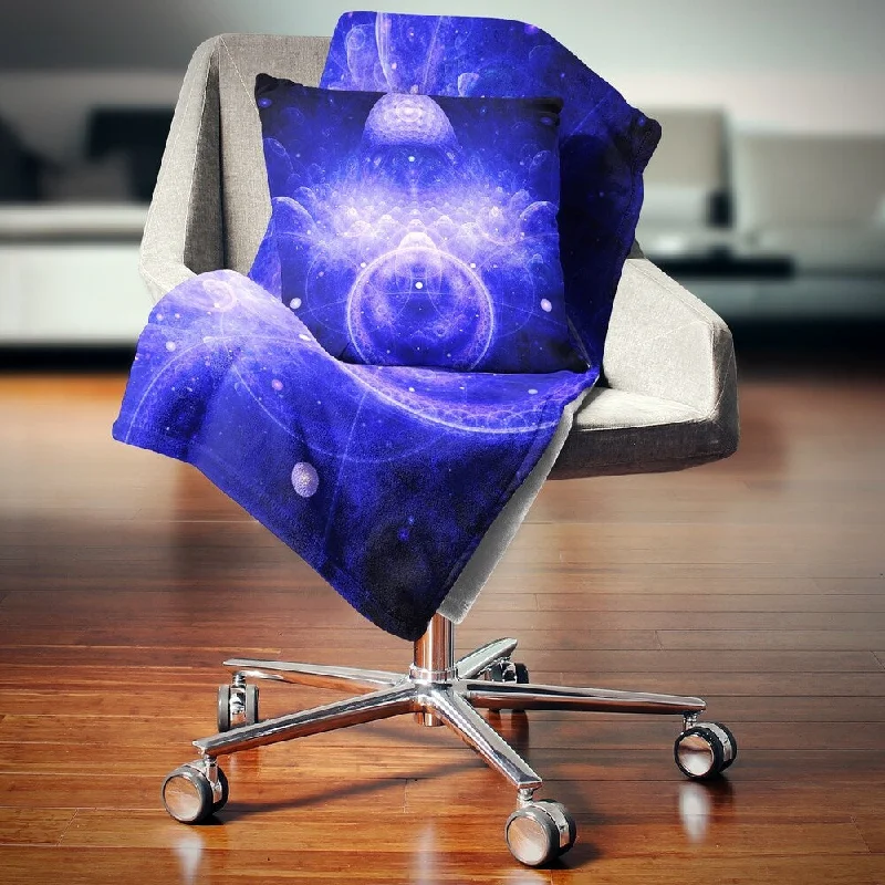 Cotton blankets for breathability and a lightweight feelKing - size blankets to cover large beds comfortablyDesignart 'Mystic 3D Surreal Illustration' Abstract Throw Blanket Cotton blankets for breathability and a lightweight feelKing - size blankets to cover large beds comfortablyDesignart 'Mystic 3D Surreal Illustration' Abstract Throw Blanket