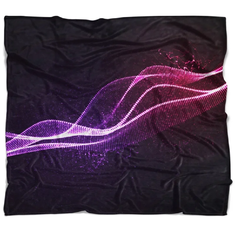 Mohair blankets with a unique sheen and softnessSilk blankets with a smooth and elegant touchDesignart 'Neon 3D Digital Wave' Abstract Throw Blanket Mohair blankets with a unique sheen and softnessSilk blankets with a smooth and elegant touchDesignart 'Neon 3D Digital Wave' Abstract Throw Blanket