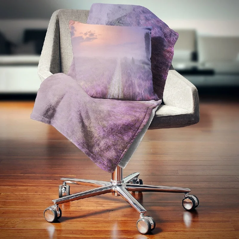 Cashmere blankets for ultimate softness and luxuryLinen blankets with a rustic and textured lookDesignart 'Path through Blooming Field' Seascape Throw Blanket Cashmere blankets for ultimate softness and luxuryLinen blankets with a rustic and textured lookDesignart 'Path through Blooming Field' Seascape Throw Blanket