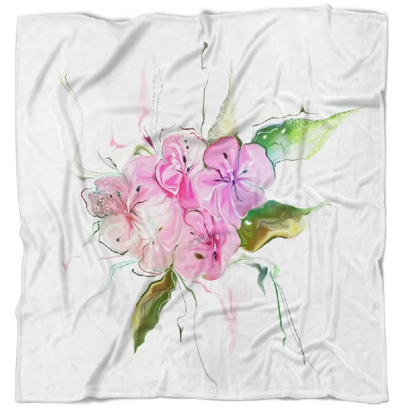 Fleece blankets for a cozy and plush textureSilk blankets with a smooth and elegant touchDesignart 'Pink Bouquet of Pansies' Animal Throw Blanket Fleece blankets for a cozy and plush textureSilk blankets with a smooth and elegant touchDesignart 'Pink Bouquet of Pansies' Animal Throw Blanket