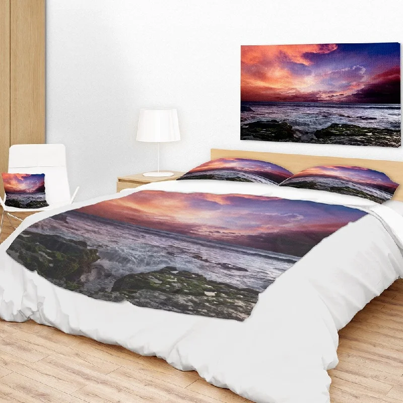Chenille blankets with a thick and fuzzy textureMicrofiber blankets that are durable and easy to care forDesignart 'Rocky Coast with Dramatic Sky' Seascape Throw Blanket Chenille blankets with a thick and fuzzy textureMicrofiber blankets that are durable and easy to care forDesignart 'Rocky Coast with Dramatic Sky' Seascape Throw Blanket