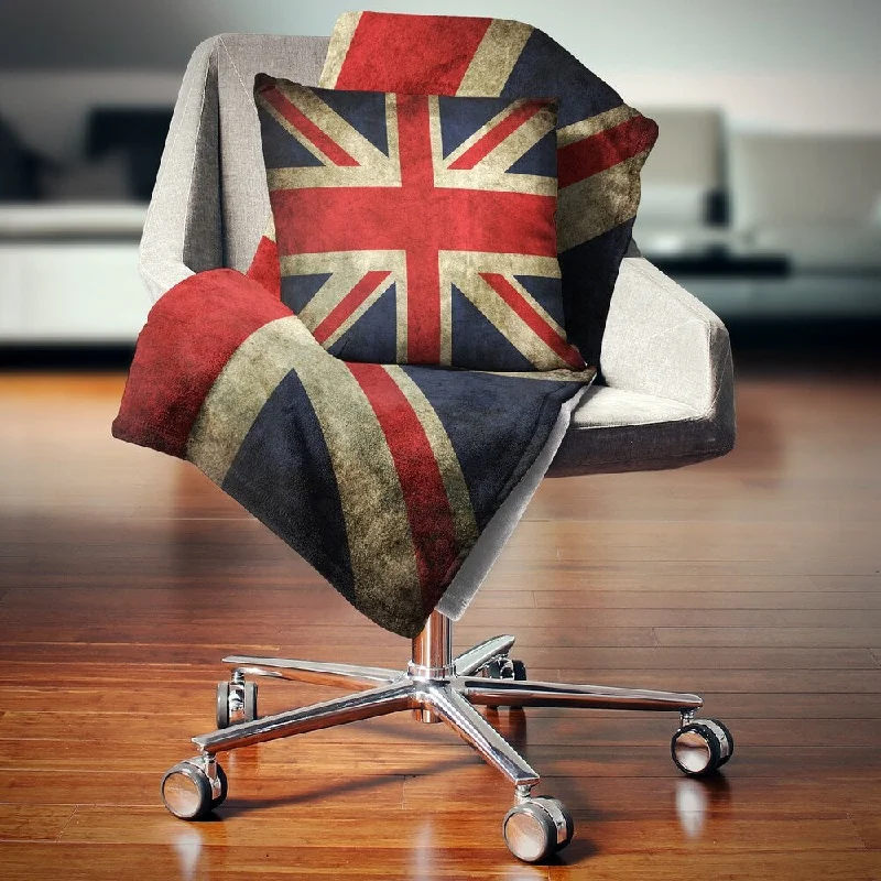 Chenille blankets with a thick and fuzzy textureAcrylic blankets for a soft and affordable alternativeDesignart 'Vintage UK Flag' Contemporary Throw Blanket Chenille blankets with a thick and fuzzy textureAcrylic blankets for a soft and affordable alternativeDesignart 'Vintage UK Flag' Contemporary Throw Blanket