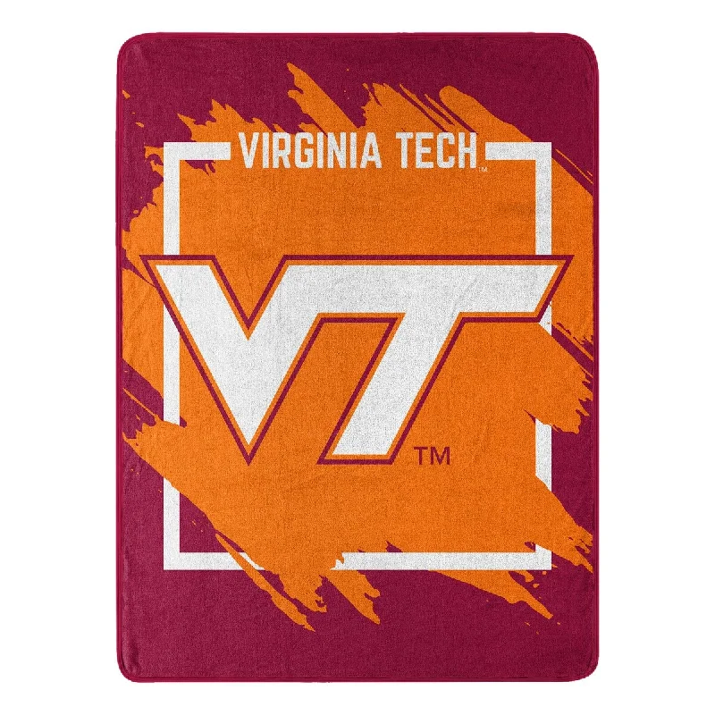 Alpaca wool blankets for a hypoallergenic and warm optionBamboo fiber blankets with natural antibacterial propertiesDimensional - Virginia Tech Micro Raschel Throw