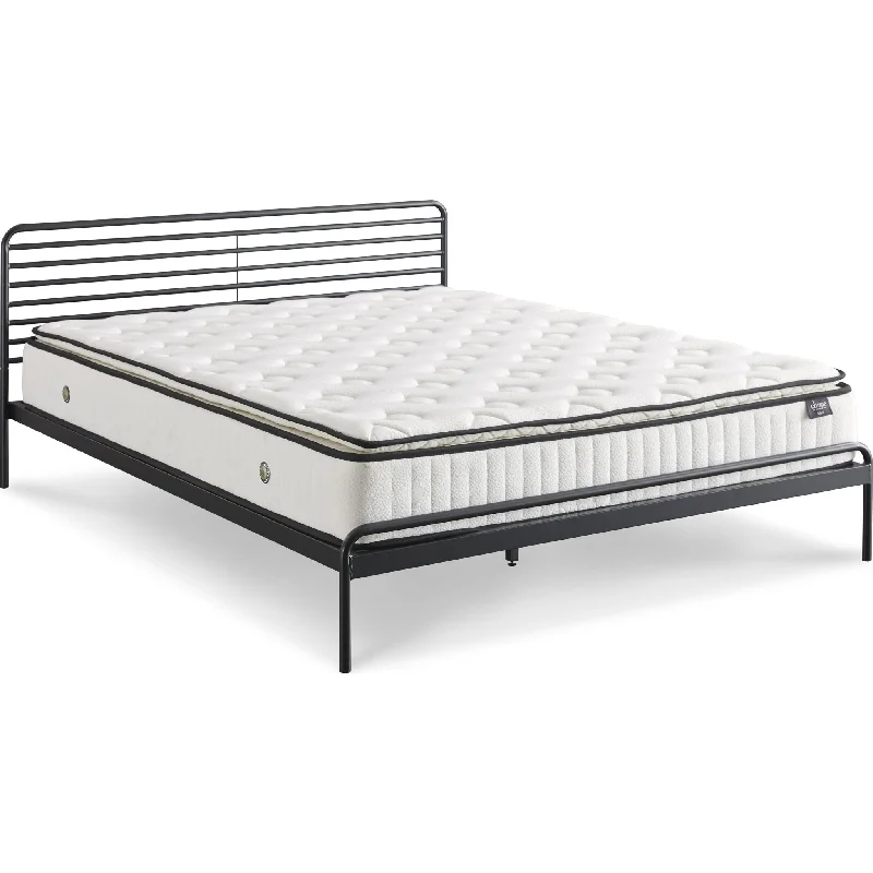 Natural latex and organic cotton blend mattressesInnerspring mattresses with coil counts for supportDonasteen Queen Platform Bed - Black Natural latex and organic cotton blend mattressesInnerspring mattresses with coil counts for supportDonasteen Queen Platform Bed - Black