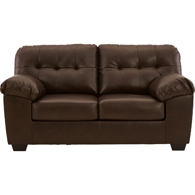 Polyester - foam mattresses for budget - friendly optionsHybrid mattresses combining foam and innerspring technologyDonlen Loveseat - Chocolate Polyester - foam mattresses for budget - friendly optionsHybrid mattresses combining foam and innerspring technologyDonlen Loveseat - Chocolate