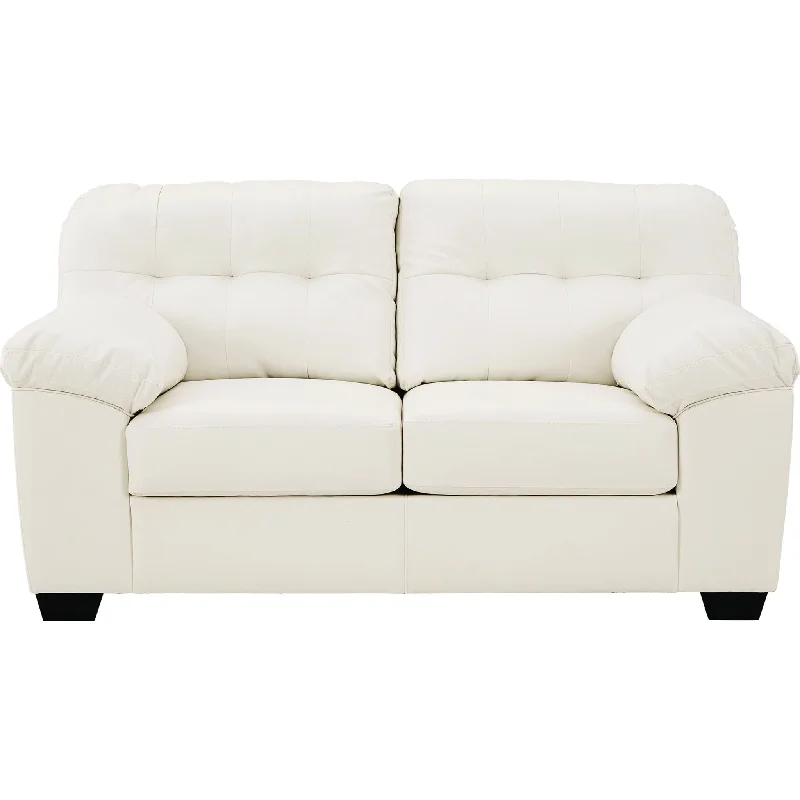 Latex mattresses with natural bounce and breathabilityHybrid mattresses combining foam and innerspring technologyDonlen Loveseat - White Latex mattresses with natural bounce and breathabilityHybrid mattresses combining foam and innerspring technologyDonlen Loveseat - White