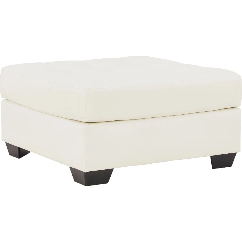 Bamboo - charcoal infused mattresses for odor absorptionOrganic cotton mattresses for a chemical - free sleep surfaceDonlen Oversized Accent Ottoman - White Bamboo - charcoal infused mattresses for odor absorptionOrganic cotton mattresses for a chemical - free sleep surfaceDonlen Oversized Accent Ottoman - White