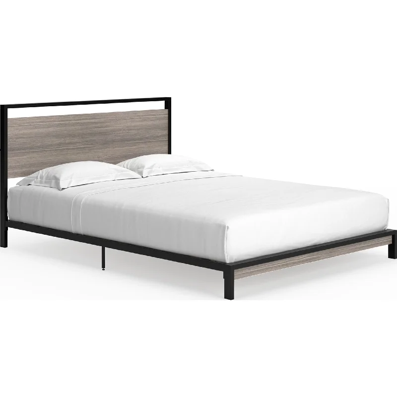 Gel - infused memory foam mattresses for cooler sleepMemory foam mattresses for pressure relief and contouringDontally Queen Bed - Gray/Black Gel - infused memory foam mattresses for cooler sleepMemory foam mattresses for pressure relief and contouringDontally Queen Bed - Gray/Black