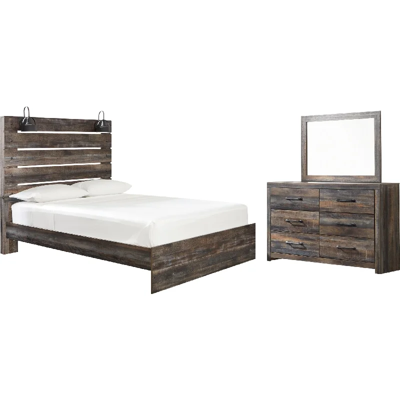 King - size mattresses for spacious master bedroomsWool - filled mattresses for natural insulation and moisture - wickingDrystan 5 Piece Queen Panel Bedroom - Multi King - size mattresses for spacious master bedroomsWool - filled mattresses for natural insulation and moisture - wickingDrystan 5 Piece Queen Panel Bedroom - Multi