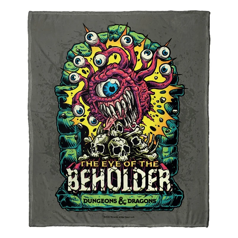Cashmere blankets for ultimate softness and luxuryMohair blankets with a unique sheen and softnessDungeons And Dragons-Beholders Sight Silk Touch Throw Cashmere blankets for ultimate softness and luxuryMohair blankets with a unique sheen and softnessDungeons And Dragons-Beholders Sight Silk Touch Throw