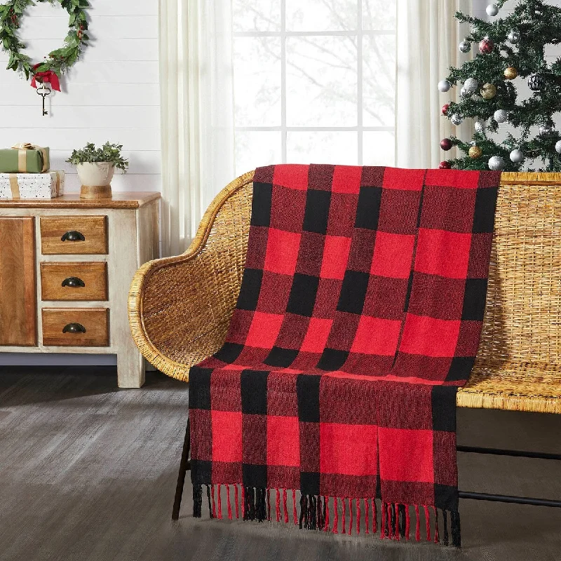 Cotton blankets for breathability and a lightweight feelWool blankets with natural warmth and insulationHarper Red Black Buffalo Check Woven Throw 50x60 Cotton blankets for breathability and a lightweight feelWool blankets with natural warmth and insulationHarper Red Black Buffalo Check Woven Throw 50x60
