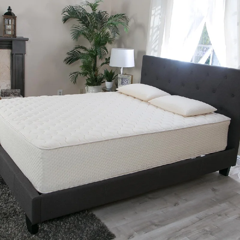 Natural latex and organic cotton blend mattressesKing - size mattresses for spacious master bedroomsHevea Bliss 7-inch Flippable Natural Latex Mattress Natural latex and organic cotton blend mattressesKing - size mattresses for spacious master bedroomsHevea Bliss 7-inch Flippable Natural Latex Mattress