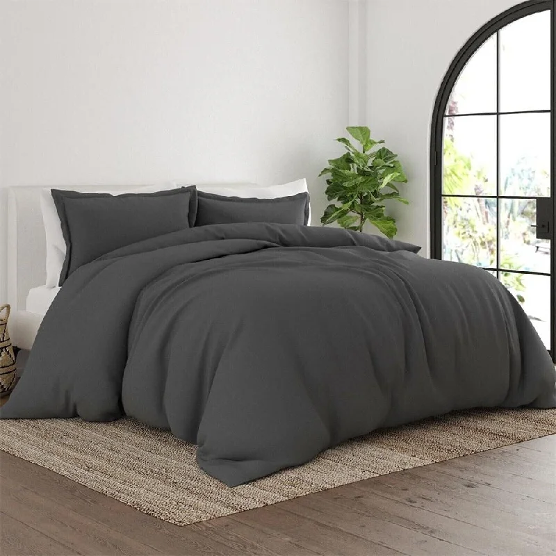 Microfiber blankets that are durable and easy to care forChenille blankets with a thick and fuzzy textureKing/Cal King Duvet Cover & Shams Luxurious Comfort Grey Microfiber blankets that are durable and easy to care forChenille blankets with a thick and fuzzy textureKing/Cal King Duvet Cover & Shams Luxurious Comfort Grey