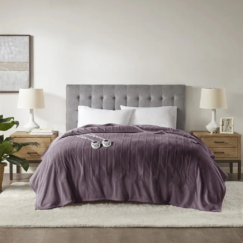 Acrylic blankets for a soft and affordable alternativeMicrofiber blankets that are durable and easy to care forKing Ultra Soft Heated Blanket Purple Acrylic blankets for a soft and affordable alternativeMicrofiber blankets that are durable and easy to care forKing Ultra Soft Heated Blanket Purple