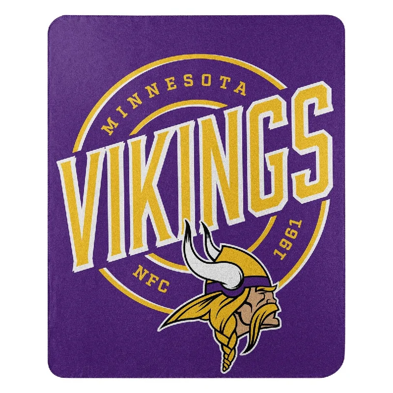 Synthetic fiber blend blankets for a budget - friendly choiceSilk blankets with a smooth and elegant touchNFL 031 Vikings Campaign Fleece