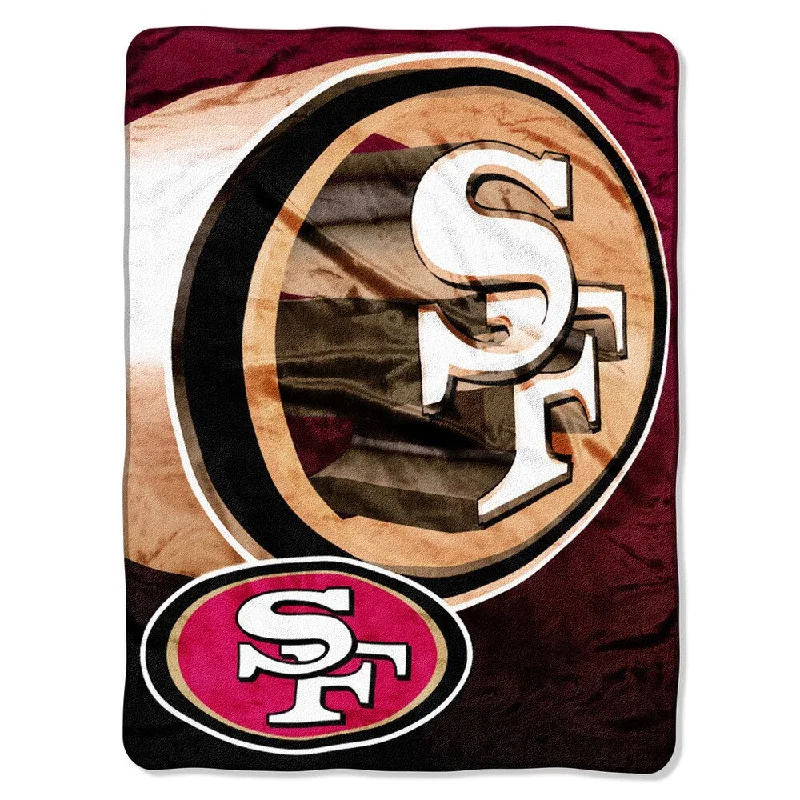 Linen blankets with a rustic and textured lookSynthetic fiber blend blankets for a budget - friendly choiceNFL 068 49ers Bevel Micro Throw