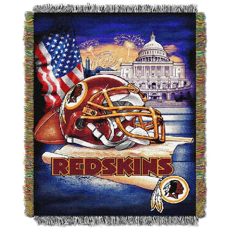 Queen - size blankets for standard - sized bedsMohair blankets with a unique sheen and softnessNFL Washington Redskins Woven Tapestry Throw