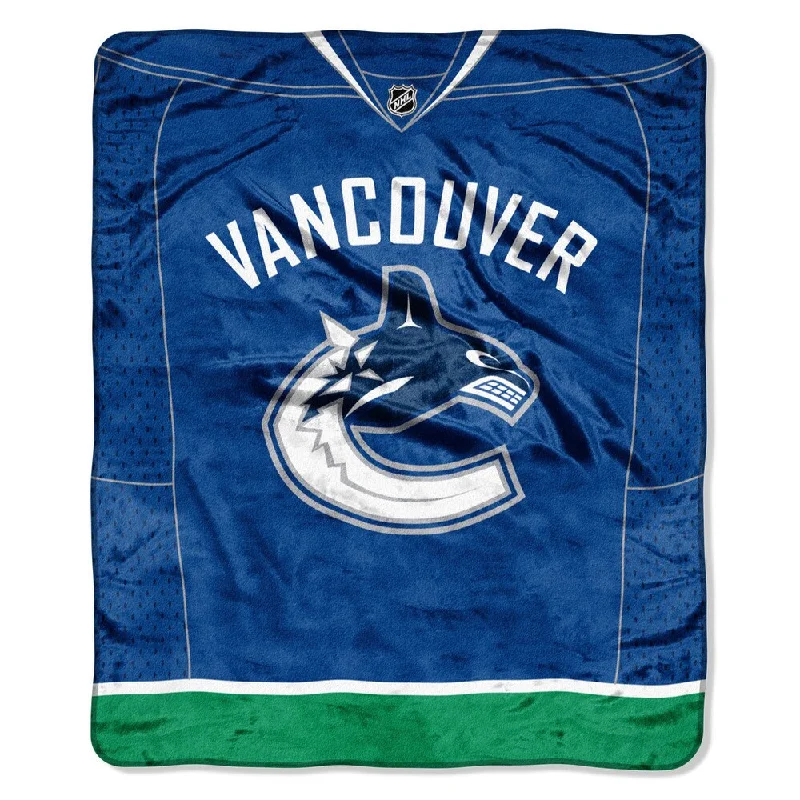 Fleece blankets for a cozy and plush textureKing - size blankets to cover large beds comfortablyNHL 701 Canucks Jersey Raschel Throw Fleece blankets for a cozy and plush textureKing - size blankets to cover large beds comfortablyNHL 701 Canucks Jersey Raschel Throw