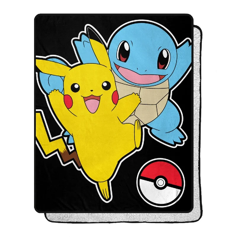 Silk blankets with a smooth and elegant touchRecycled polyester blankets for an eco - conscious optionPokemon - Buddies