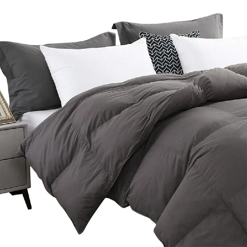 King - size blankets to cover large beds comfortablyAlpaca wool blankets for a hypoallergenic and warm optionQueen 100% Cotton Goose Down Comforter Dark Gray King - size blankets to cover large beds comfortablyAlpaca wool blankets for a hypoallergenic and warm optionQueen 100% Cotton Goose Down Comforter Dark Gray