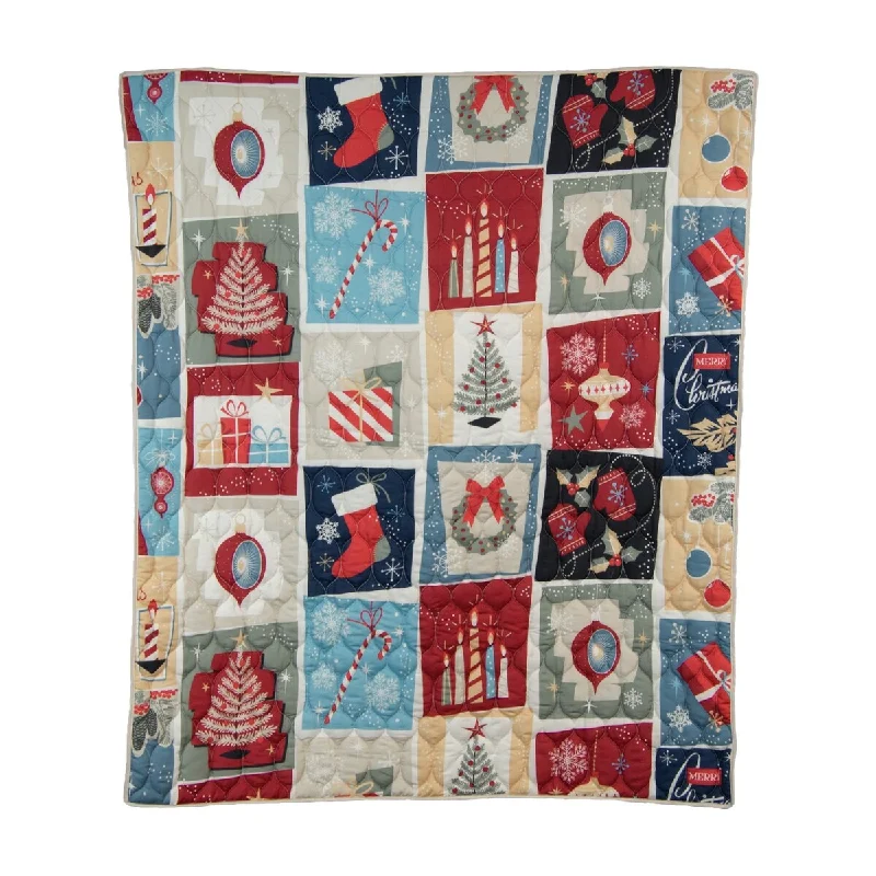 Alpaca wool blankets for a hypoallergenic and warm optionRecycled polyester blankets for an eco - conscious optionRetro Christmas Throw Blanket from Your Lifestyle by Donna Sharp Alpaca wool blankets for a hypoallergenic and warm optionRecycled polyester blankets for an eco - conscious optionRetro Christmas Throw Blanket from Your Lifestyle by Donna Sharp