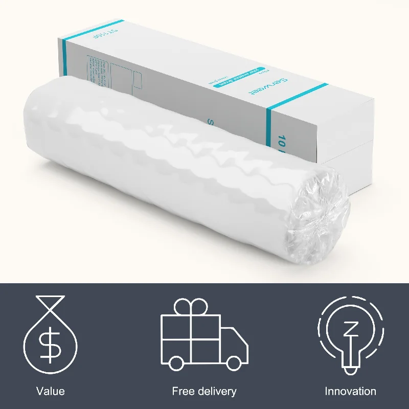 Innerspring mattresses with coil counts for supportQueen - size mattresses for couples and standard bedroomsSerweet 10 Inch Top Innerspring Foam Hybrid Mattress, Motion Isolating Pocket Springs, Mattress-in-a-Box Innerspring mattresses with coil counts for supportQueen - size mattresses for couples and standard bedroomsSerweet 10 Inch Top Innerspring Foam Hybrid Mattress, Motion Isolating Pocket Springs, Mattress-in-a-Box