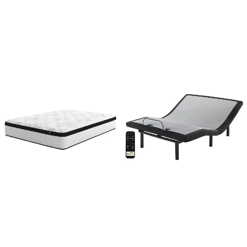 Hybrid mattresses combining foam and innerspring technologyPolyester - foam mattresses for budget - friendly optionsSignature Design by Ashley Chime 12 Inch Hybrid Black/White 2-Piece Mattress Package Hybrid mattresses combining foam and innerspring technologyPolyester - foam mattresses for budget - friendly optionsSignature Design by Ashley Chime 12 Inch Hybrid Black/White 2-Piece Mattress Package