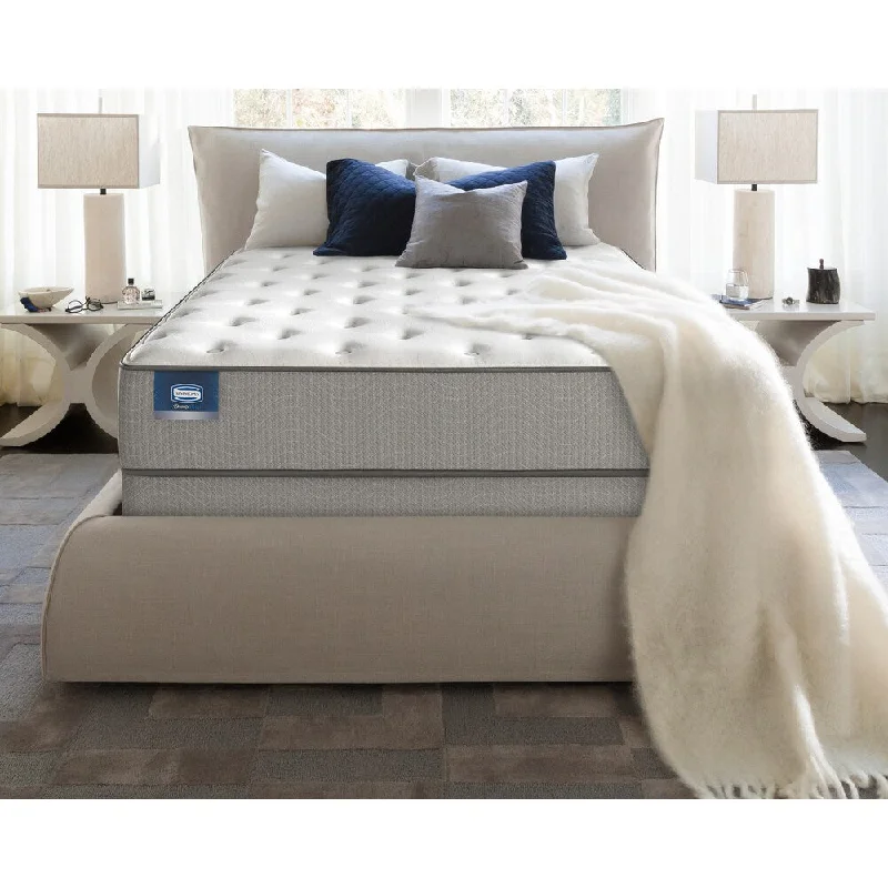 Gel - infused memory foam mattresses for cooler sleepInnerspring mattresses with coil counts for supportSimmons BeautySleep Mount Baker Firm Full-size Mattress Gel - infused memory foam mattresses for cooler sleepInnerspring mattresses with coil counts for supportSimmons BeautySleep Mount Baker Firm Full-size Mattress
