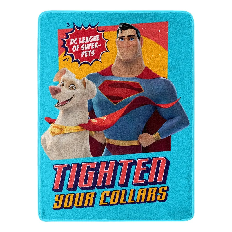 Recycled polyester blankets for an eco - conscious optionWool blankets with natural warmth and insulationSuperpets Tighten Your Collars Micro Raschel Throw Recycled polyester blankets for an eco - conscious optionWool blankets with natural warmth and insulationSuperpets Tighten Your Collars Micro Raschel Throw