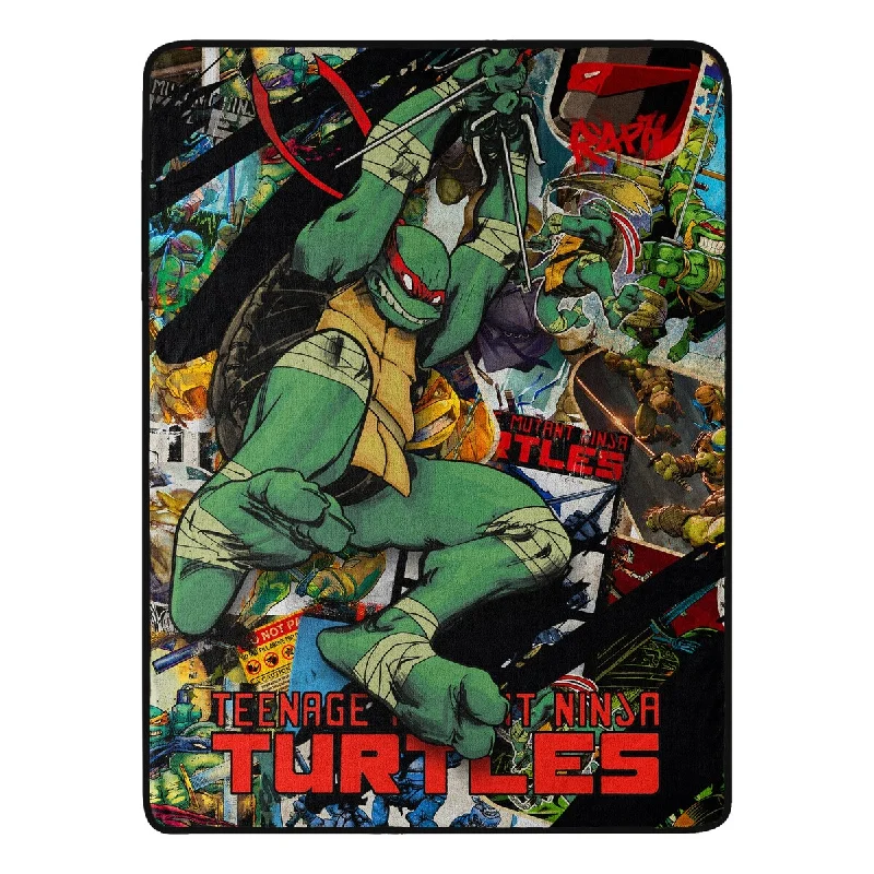 Fleece blankets for a cozy and plush textureQueen - size blankets for standard - sized bedsTeenage Mutant Ninja Turtles Raph Attack Micro Raschel Throw Fleece blankets for a cozy and plush textureQueen - size blankets for standard - sized bedsTeenage Mutant Ninja Turtles Raph Attack Micro Raschel Throw