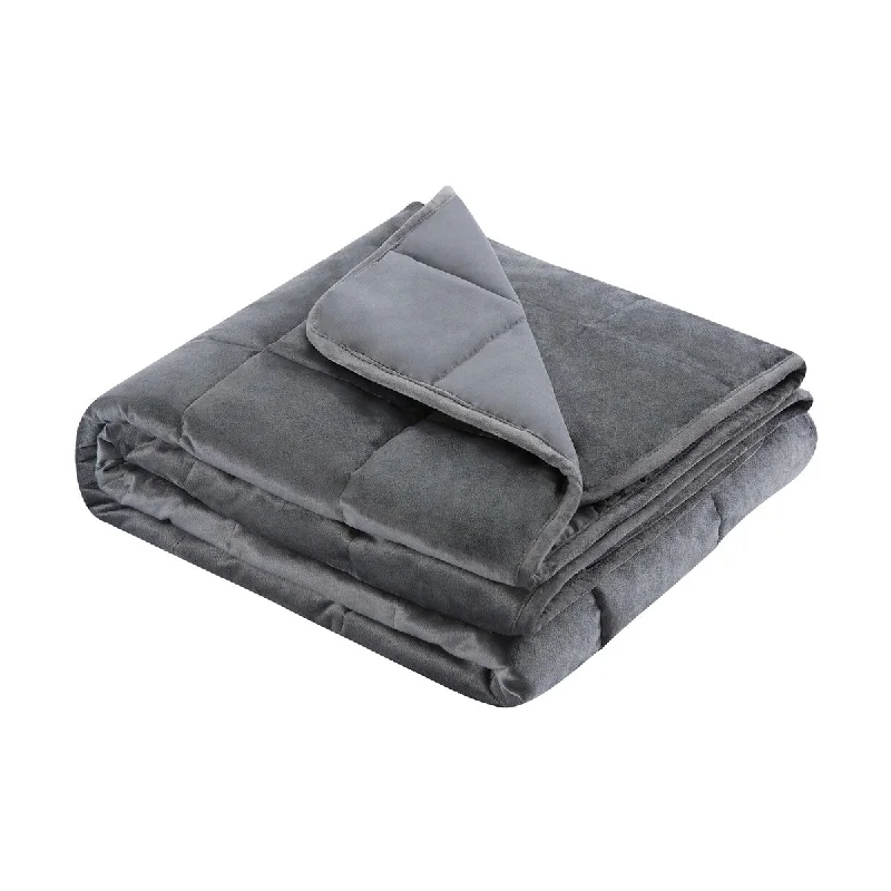 King - size blankets to cover large beds comfortablySilk blankets with a smooth and elegant touchTranquil Life Polyester Velvet Weighted All-season Blanket King - size blankets to cover large beds comfortablySilk blankets with a smooth and elegant touchTranquil Life Polyester Velvet Weighted All-season Blanket