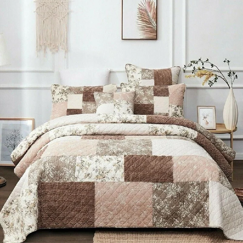 Mohair blankets with a unique sheen and softnessChenille blankets with a thick and fuzzy textureTwin Floral Cottage Patchwork Cotton Quilt Bedspread Set Tan Mohair blankets with a unique sheen and softnessChenille blankets with a thick and fuzzy textureTwin Floral Cottage Patchwork Cotton Quilt Bedspread Set Tan