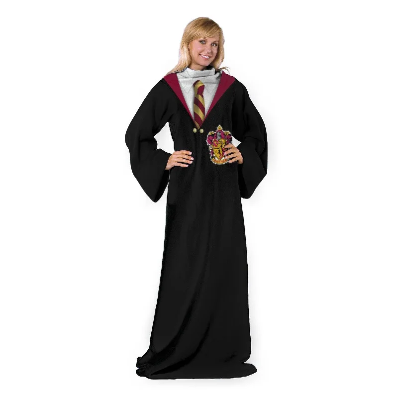 King - size blankets to cover large beds comfortablyQueen - size blankets for standard - sized bedsWarner Brothers Harry Potter Hogwarts Rules Silk Touch Comfy Throw with Sleeves