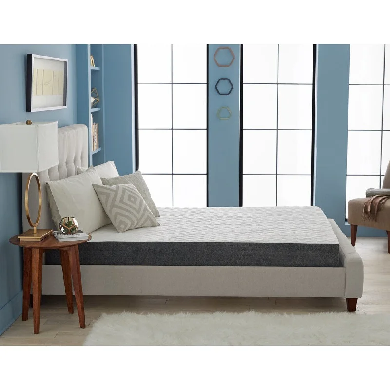 Hybrid mattresses combining foam and innerspring technologyPolyester - foam mattresses for budget - friendly optionsWhite by Sarah Peyton Queen-size Hybrid Mattress Hybrid mattresses combining foam and innerspring technologyPolyester - foam mattresses for budget - friendly optionsWhite by Sarah Peyton Queen-size Hybrid Mattress