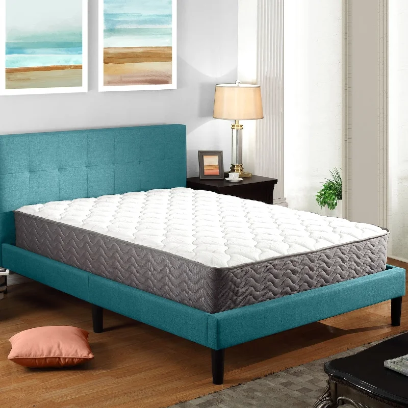 King - size mattresses for spacious master bedroomsInnerspring mattresses with coil counts for supportWolke 12 Innerspring Mattress Bed-In-a-box with memory foam Standard Top